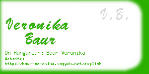 veronika baur business card